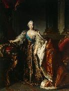 Portrait of Empress Elizabeth Petrovna, Louis Tocque